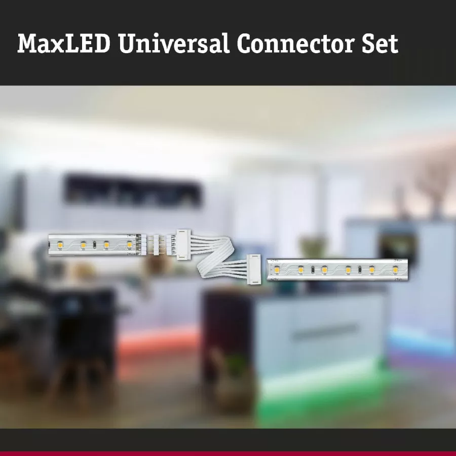 Paulmann 70919 MaxLED Universal Verbinder 2er-Pack Weiß