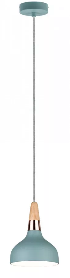 Paulmann 79652 Pendelleuchte Neordic Juna 1xE14 16cm Softgrün/Kupfer/Holz