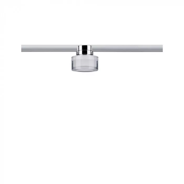 Paulmann 95502 URail LED Spot Ceiling Topa Dot 5,2W Chrom/Klar/Satin dimmbar