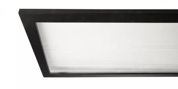 Deko-Light Pendelleuchte LED Panel transparent eckig 50 W 3000/4000 K Schwarz 342219