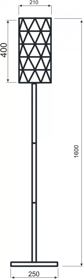 Deko-Light Stehleuchte Asterope linear 1x max. 40W E27