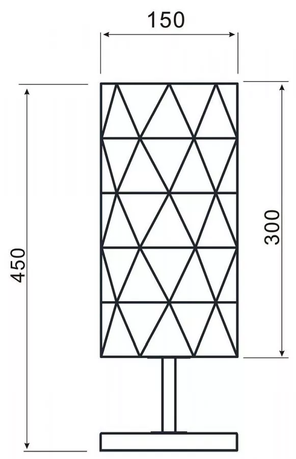 Deko-Light Tischleuchte Asterope linear 1x E27 Weiß