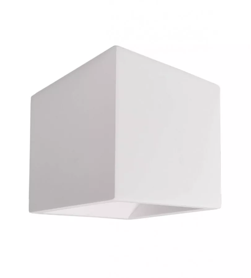Deko-Light Wandaufbauleuchte Cube 1x max. 25 W G9 Weiß