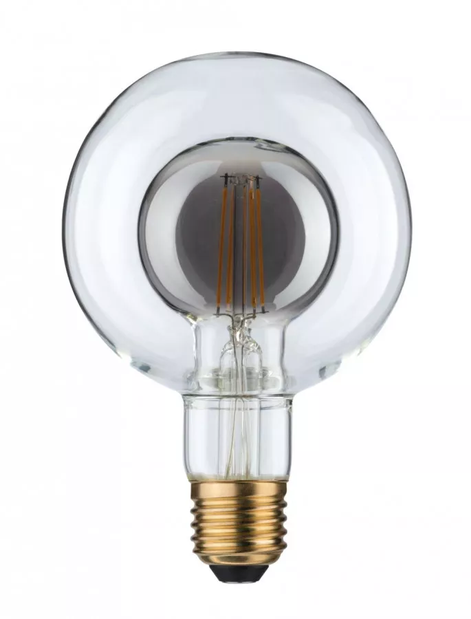 Paulmann 28766 LED Inner Shape Globe G95 4 Watt Rauchglas E27 2.700K Warmweiß