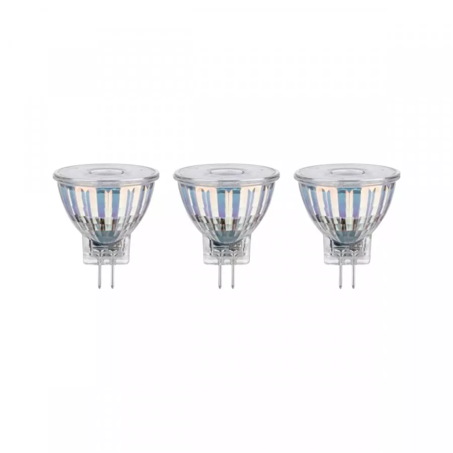 Paulmann 29140 Standard 12V LED Reflektor GU4 3x345lm 3x4,2W 2700K Silber