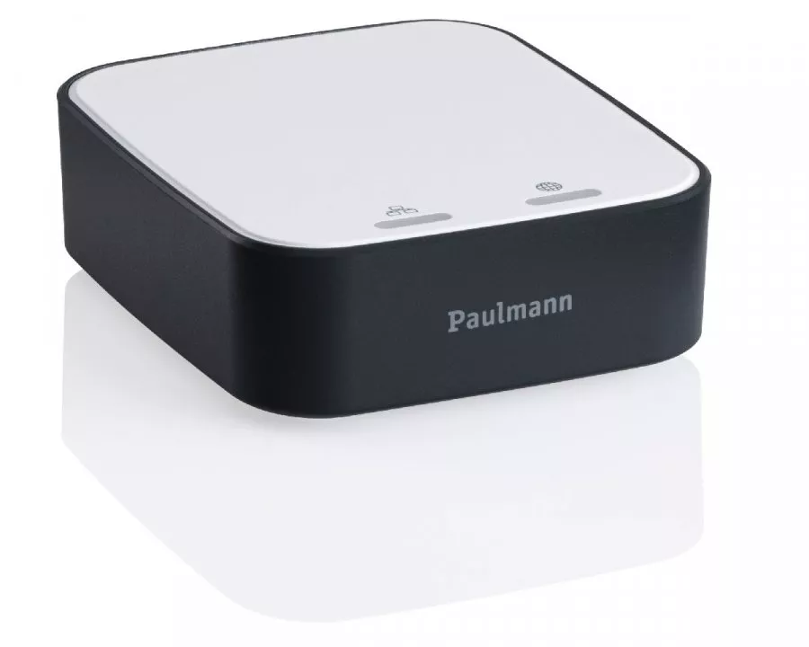 Paulmann 5173 Plug & Shine Bundle Smart Home smik Gateway mit Fernbedienung + LED Erdspieß Sting