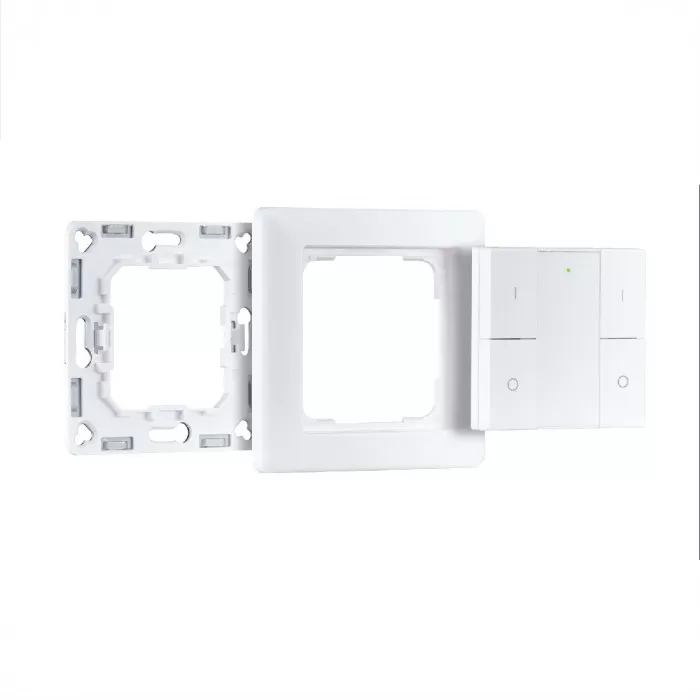 Paulmann 5189 Bundle Smart Home smik Gateway + Filament G95 230V LED Birne E27 + Wandtaster