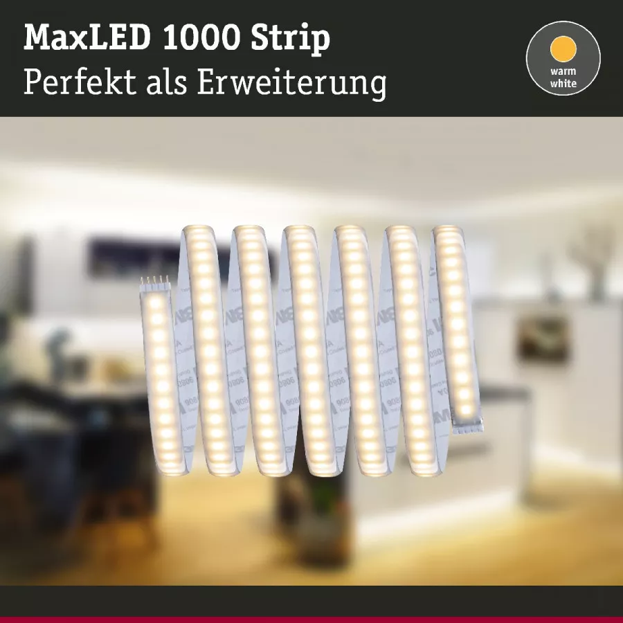 Paulmann 70552 MaxLED 1000 Stripe beschichtet 2,5m 28,8W 2.700K 144 LED Protect Cover