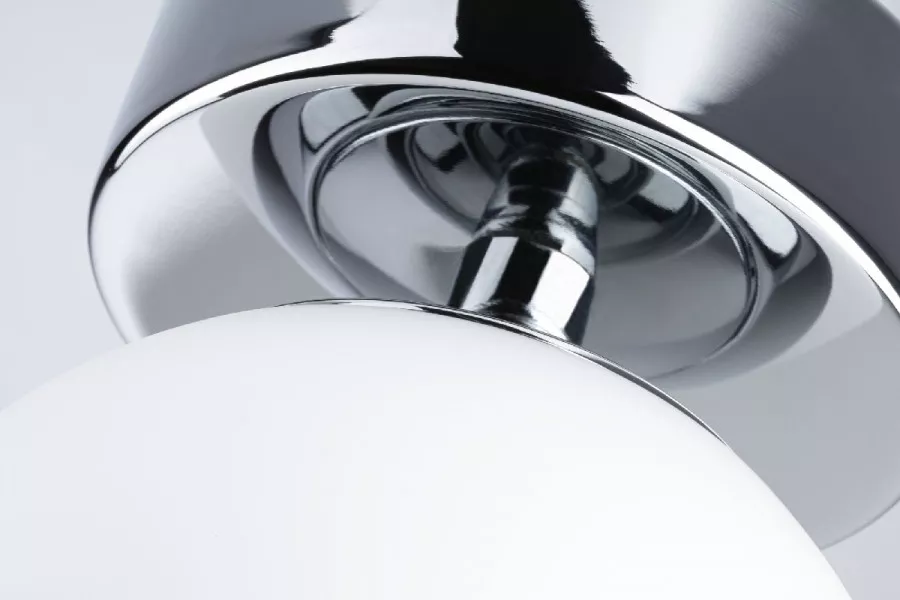 Paulmann 71064 Selection Bathroom LED Deckenleuchte Gove IP44 3000K 400lm 230V 5W Chrom/Satin