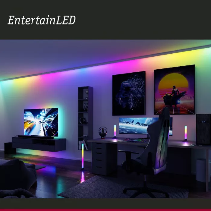 Paulmann 78879 EntertainLED Lightbar Dynamic RGB 2x1W 2x48lm RGB