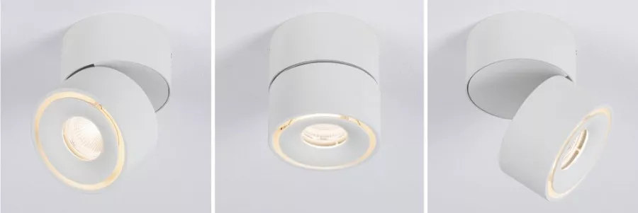 Paulmann 93373 LED Deckenleuchte Spircle 78mm 8,0W 530lm 230V 3000K Weiß matt