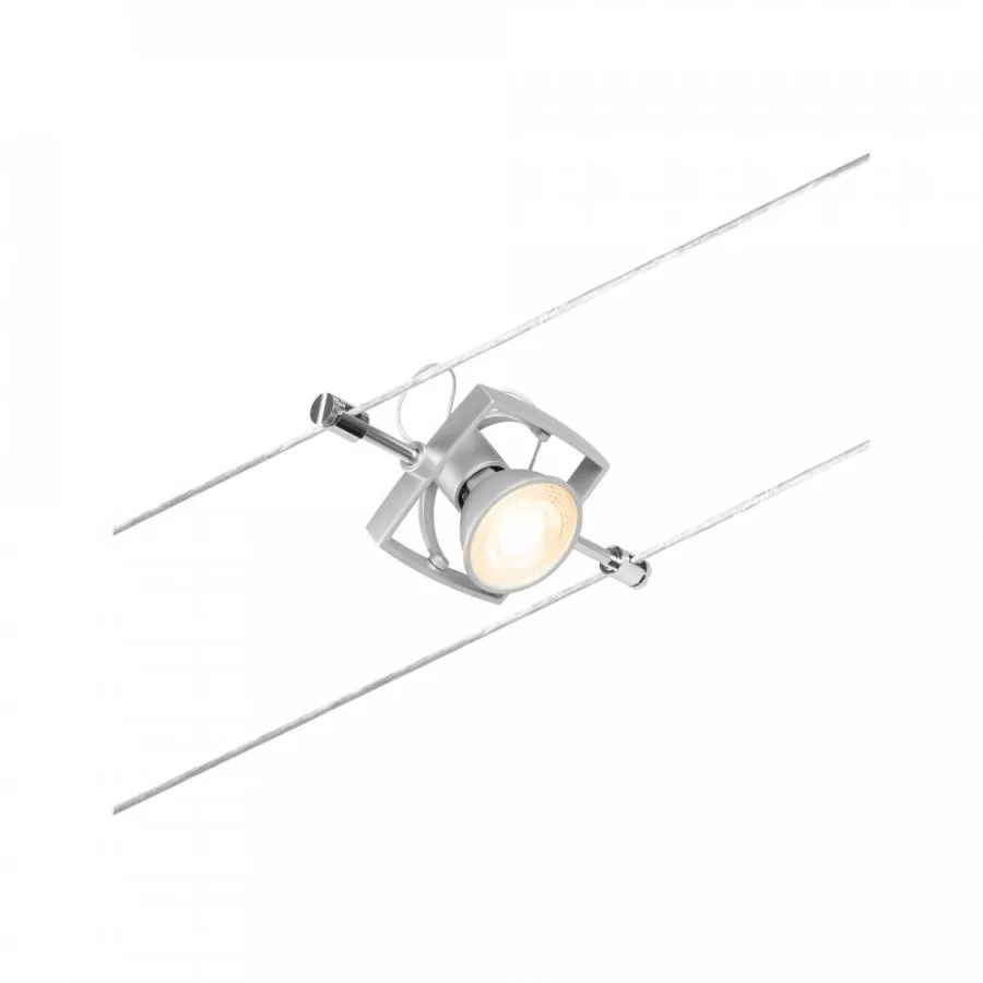 Paulmann 94431 CorDuo Seilsystem Mac II Einzelspot GU5,3 max. 10W 12V Chrom matt