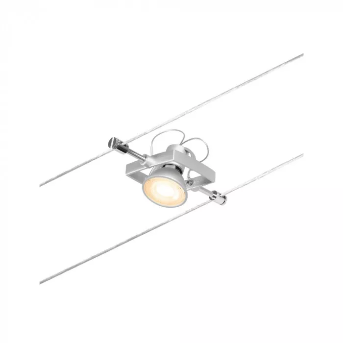 Paulmann 94431 CorDuo Seilsystem Mac II Einzelspot GU5,3 max. 10W 12V Chrom matt