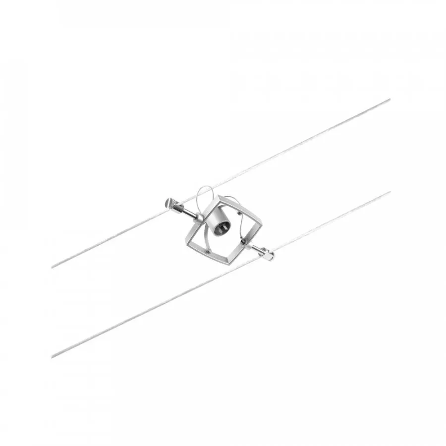 Paulmann 94431 CorDuo Seilsystem Mac II Einzelspot GU5,3 max. 10W 12V Chrom matt