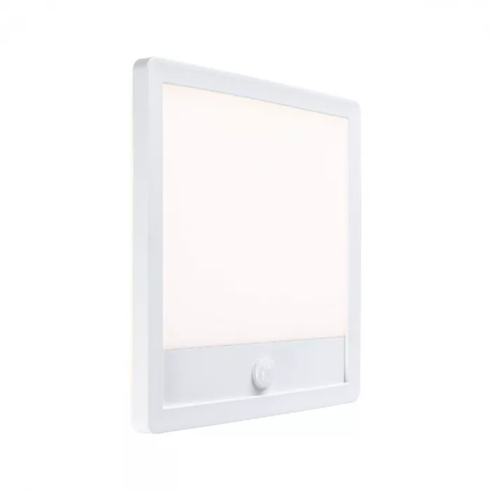 Paulmann 94707 House LED Außenpanel 3-Step-Dim Lamina Backlight Bewegungsmelder insektenfreundlich IP44 eckig 250x47mm 2200 - 3000K 14W 920lm Weiß