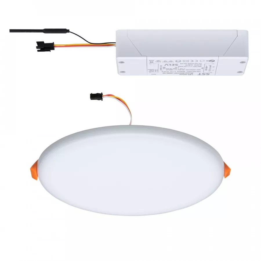 Paulmann 95386 LED Einbaupanel Veluna VariFit Zigbee Tunable White 185mm IP44 Deckenmontage 15W inkl. Leuchtmittel