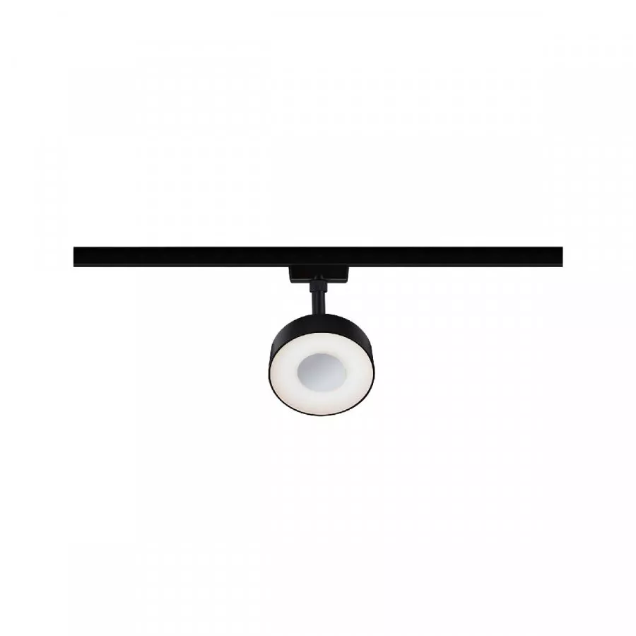 Paulmann 96545 URail LED Schienenspot Circle 210lm 5W White Switch 230V Schwarz matt