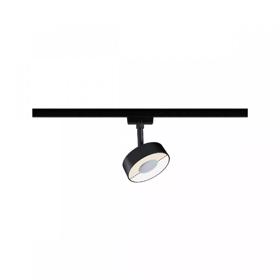 Paulmann 96545 URail LED Schienenspot Circle 210lm 5W White Switch 230V Schwarz matt