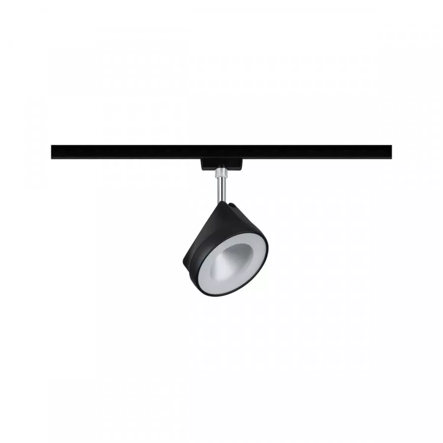 Paulmann 96924 URail LED-Spot Arena 14 W Schwarz matt/Chrom 2700K Metall/Kunststoff dimmbar