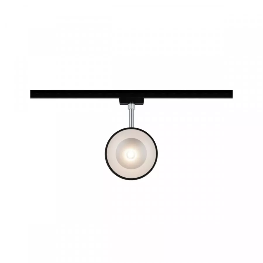 Paulmann 96924 URail LED-Spot Arena 14 W Schwarz matt/Chrom 2700K Metall/Kunststoff dimmbar