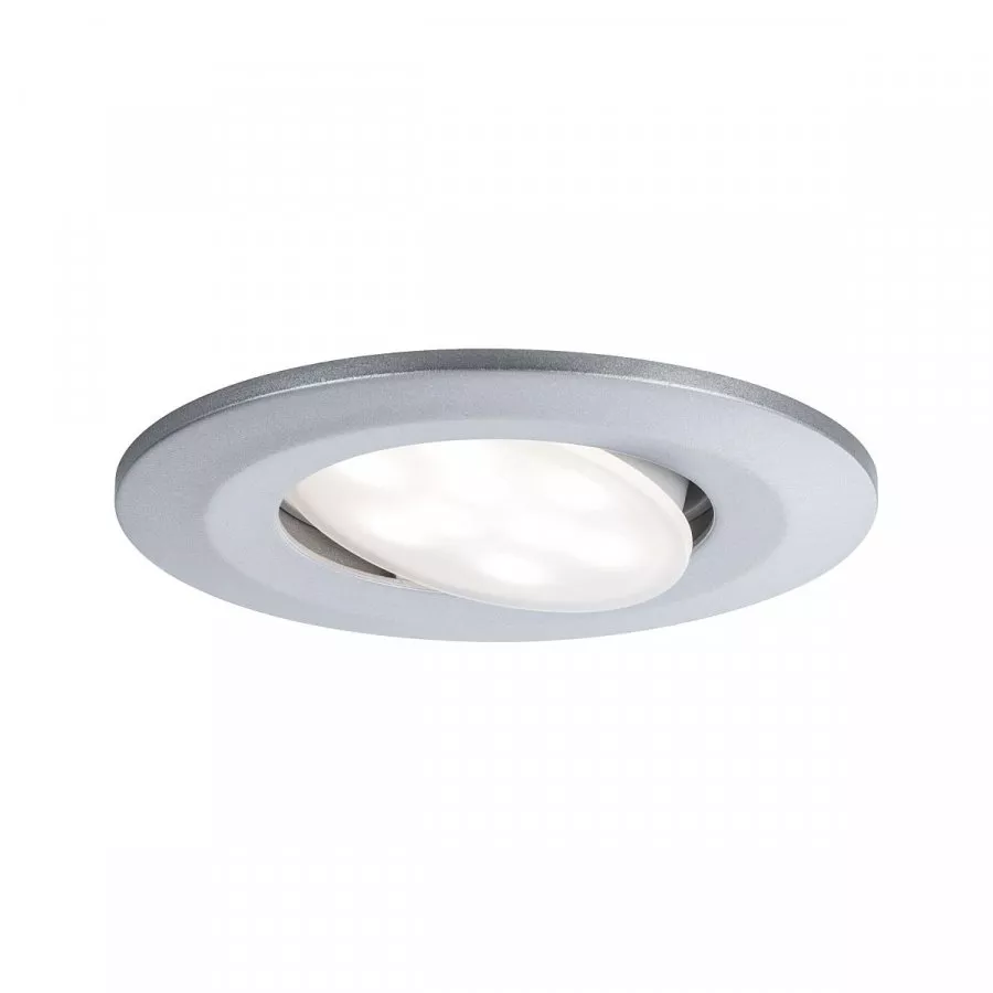 Paulmann 99929 HomeSpa LED Einbauleuchte Calla Basisset schwenkbar IP65 rund 90mm 30° 3x6W 3x530lm 230V 4000K Chrom matt