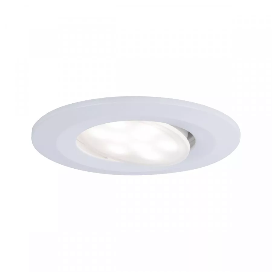 Paulmann 99924 Einbauleuchte LED Calla rund 10x6,5W Weiß matt schwenkbar