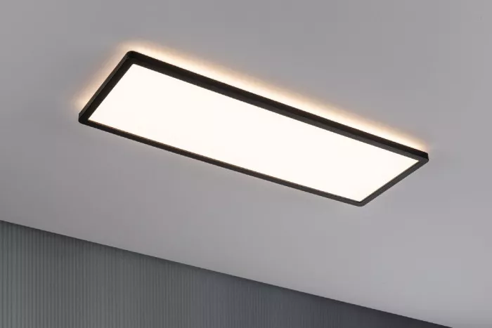 Paulmann 71003 LED Panel 3-Step-Dim Atria Shine eckig 580x200mm 2700lm 3000K Schwarz