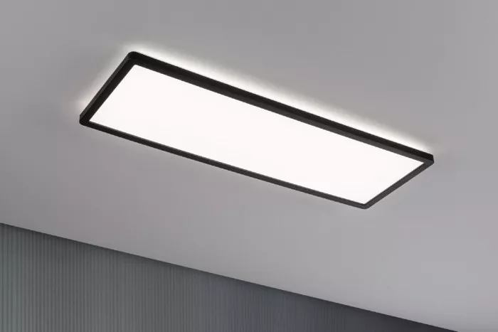 Paulmann 71017 LED Panel Atria Shine eckig 580x200mm 4000K Schwarz