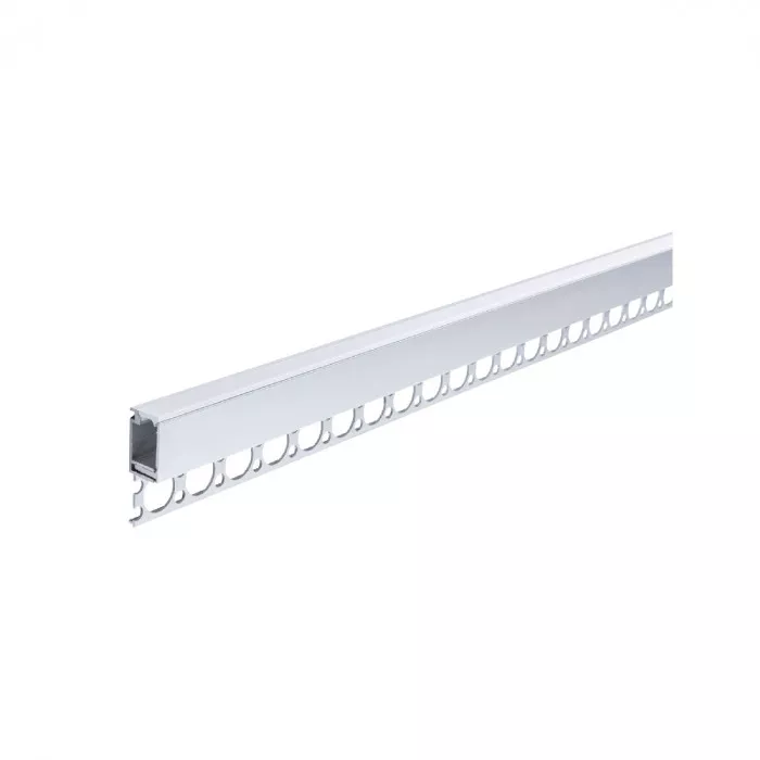 Paulmann 78403 LumiTiles LED Strip Einbauprofil Top 2m Alu eloxiert/Satin