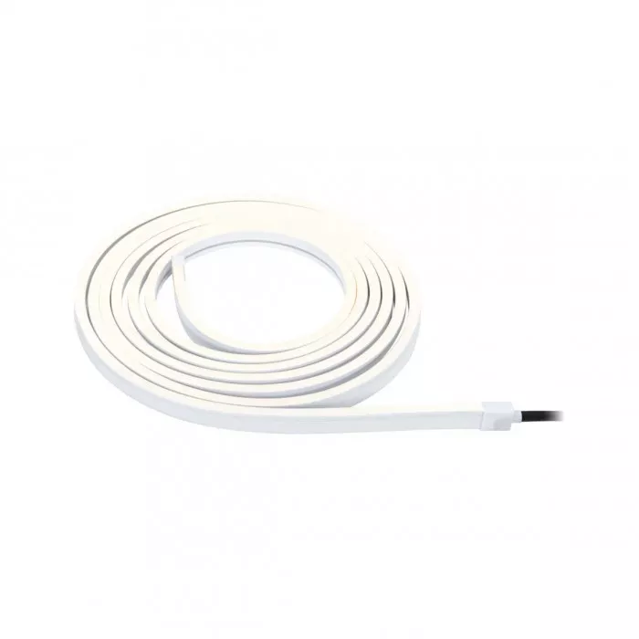 Paulmann 94561 Plug & Shine LED Stripe Smart Home Zigbee 3.0 Smooth Einzelstripe IP67 RGBW+ 22W Weiß