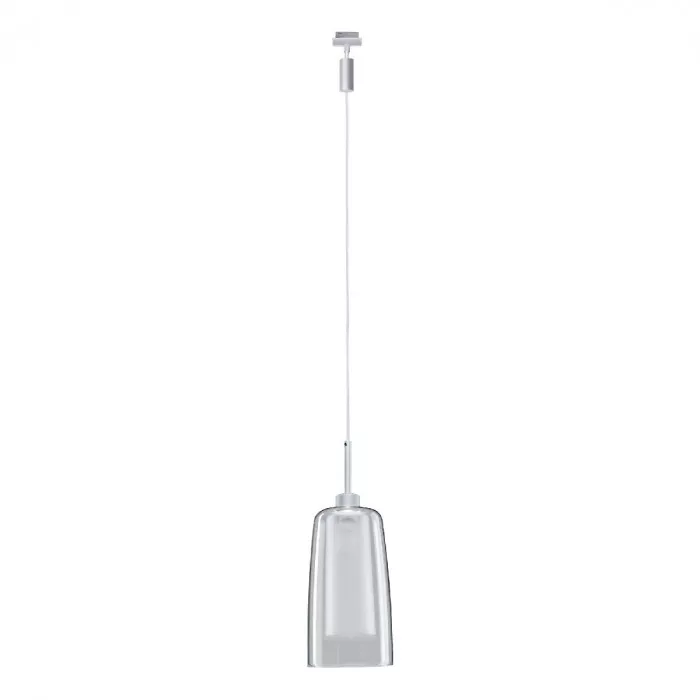 Paulmann 94998 URail LED Pendulum Arido II 5W GU10 Chrom matt mit klarem und satiniertem Glas