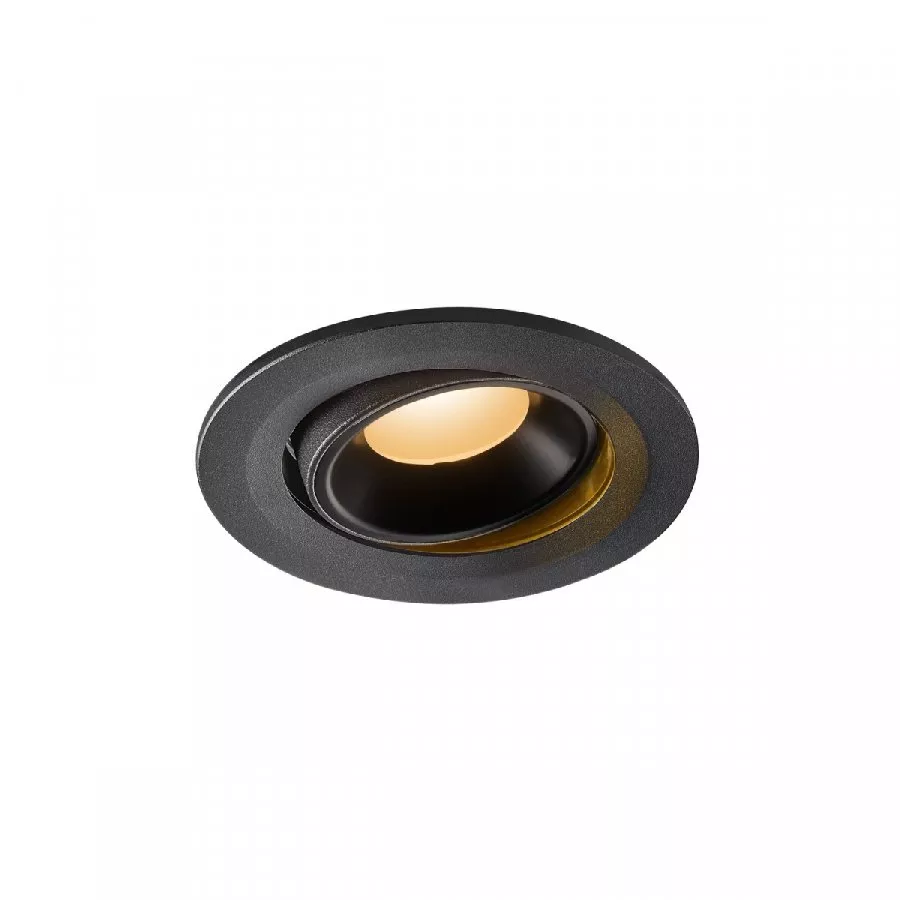 SLV Numinos Move S LED Deckeneinbauleuchte 8,6W 670lm 2700K 20° dreh- und schwenkbar schwarz/schwarz