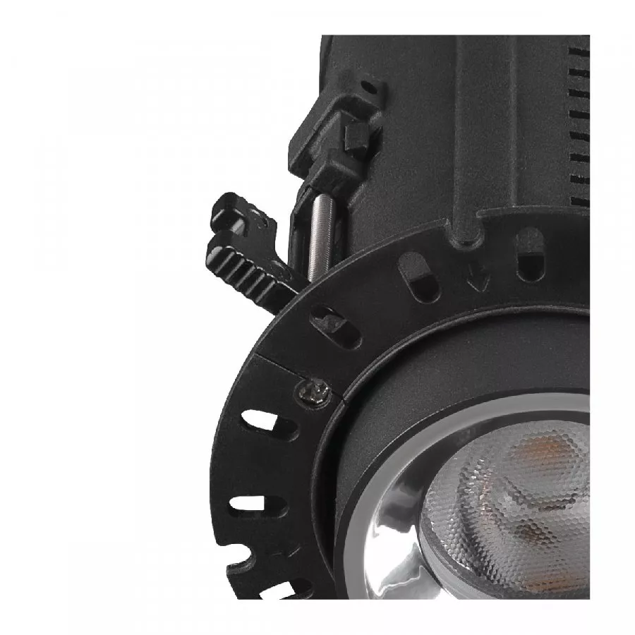 SLV Numinos Projector XS LED Deckeneinbauleuchte 7W 670lm 2700K 20° dreh- und schwenkbar schwarz/chrom