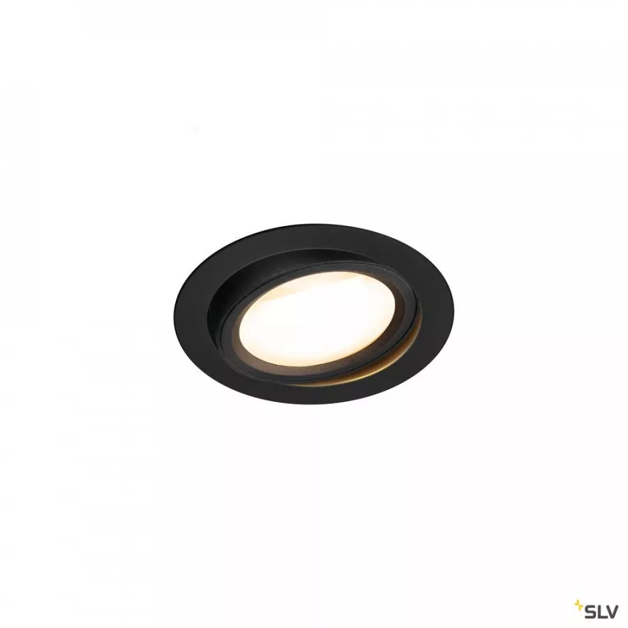 SLV Oculus Move Indoor LED Deckeneinbauleuchte schwarz Dim-to-Warm 2000-3000K