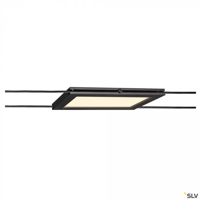 SLV Plytta LED Seilleuchte für Tenseo Niedervolt-Seilsystem 2700K schwarz