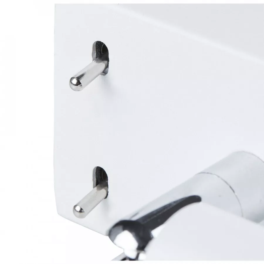 SLV Quadrass Spot Wandaufbauleuchte mit LED Spot und E27 Fassung weiß