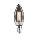 Paulmann 28862 1879 Filament 230V LED Kerze E14 Dim 145lm 4W 1800K dimmbar Rauchglas