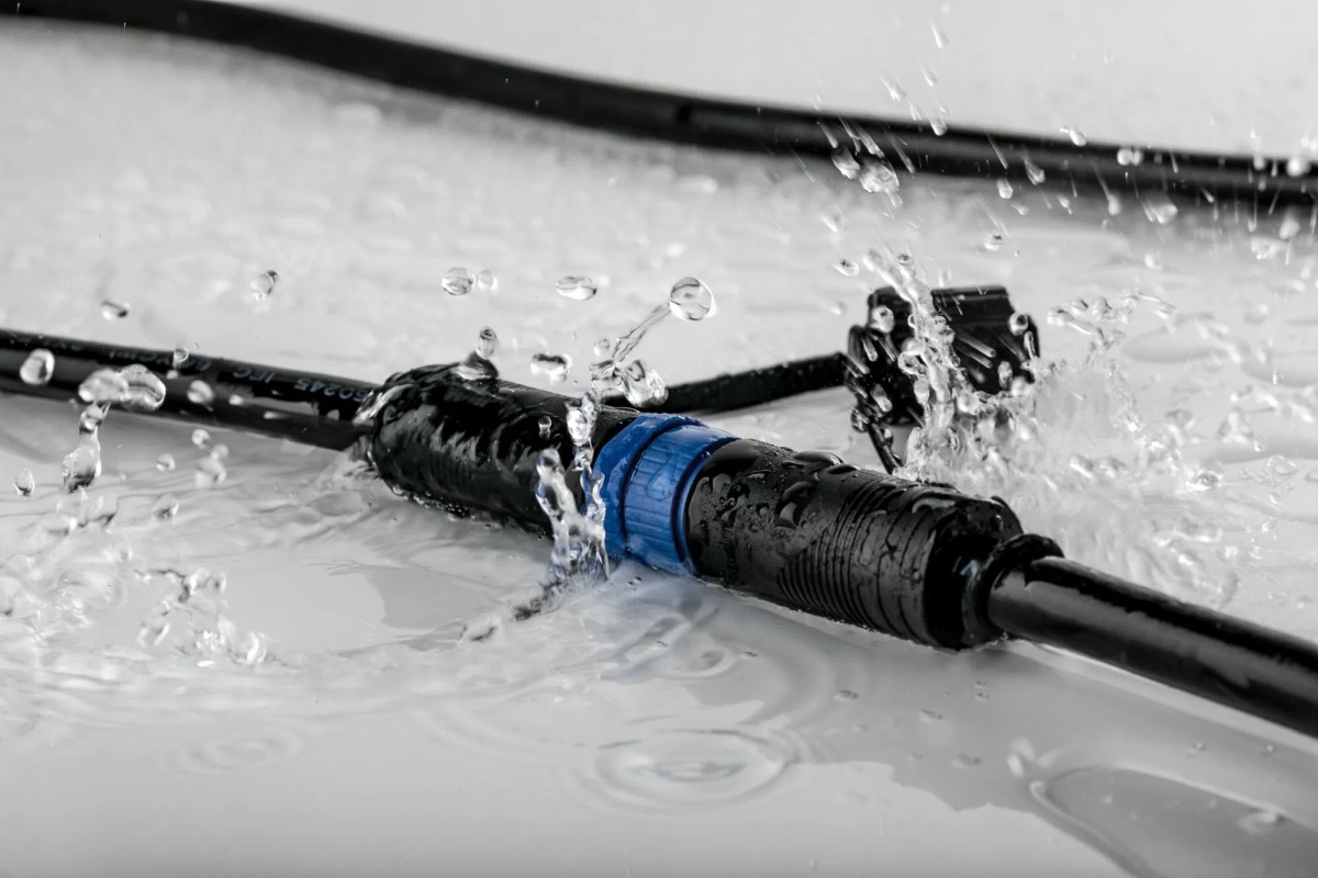 Paulmann Plug & Shine Kabel 2m 2 Ausg�nge IP68 Schwarz