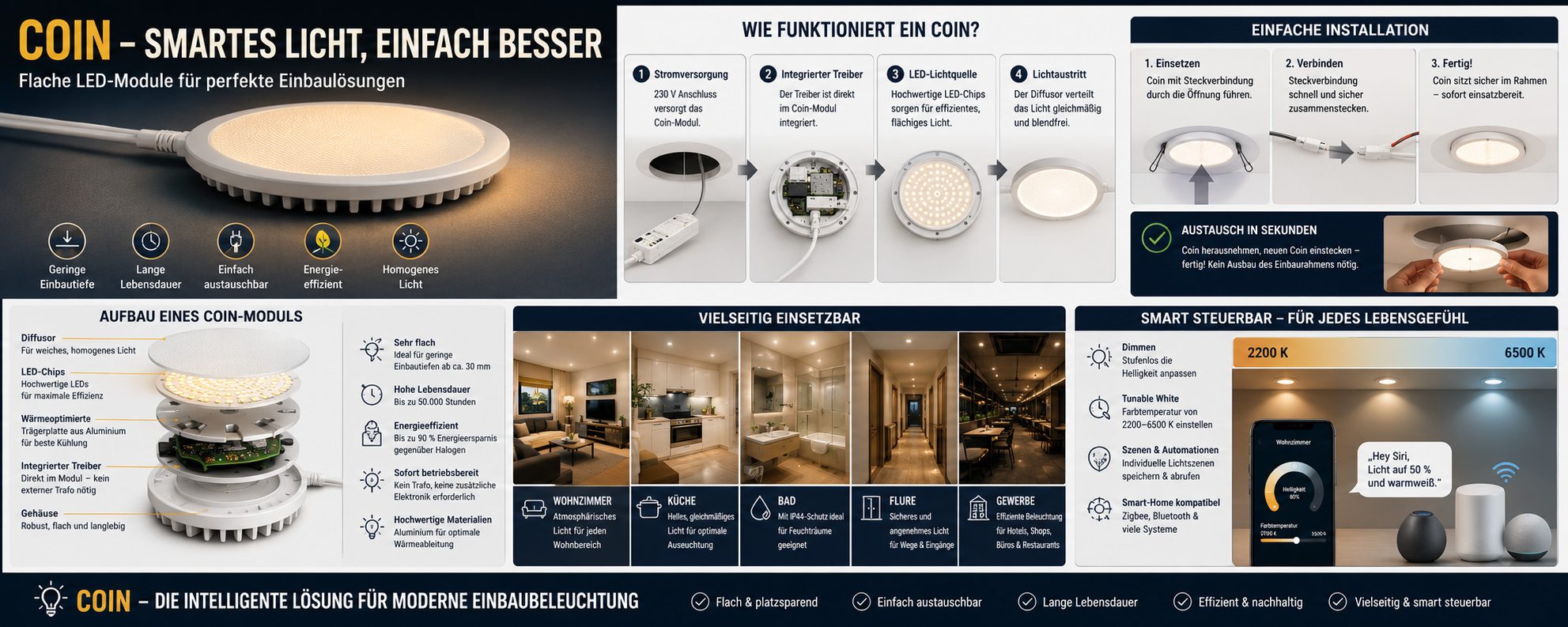 Was bedeutet Coin in der Lichttechnik?