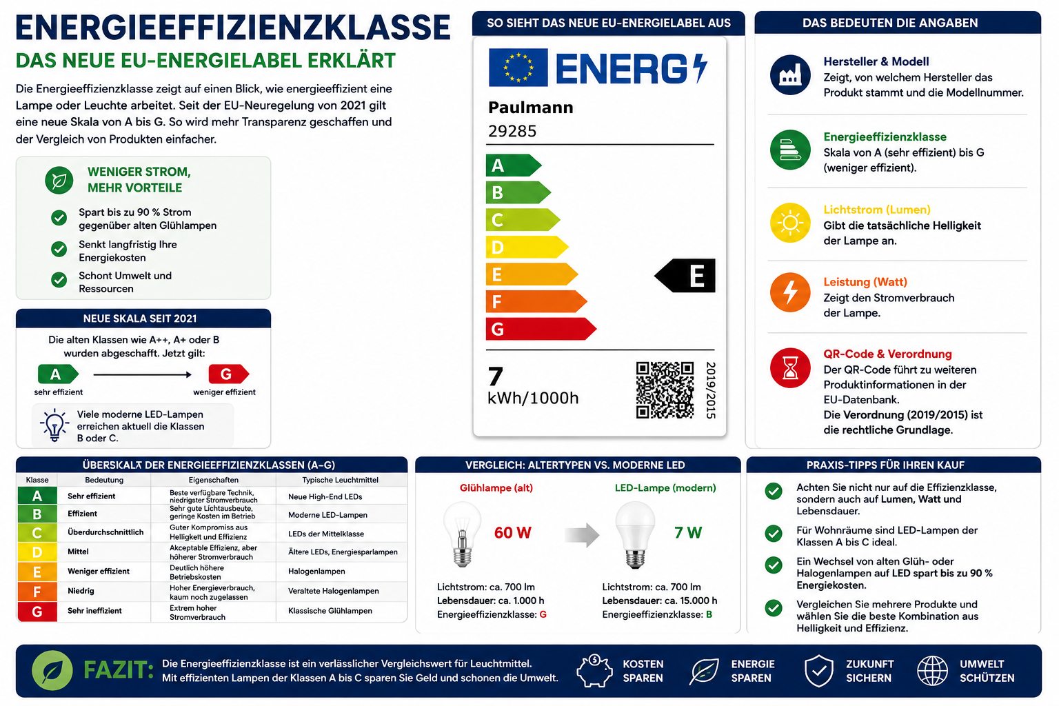 Energieeffizienzklassen