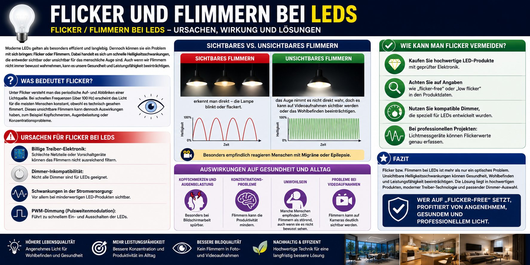 Flicker / Flimmern bei LEDs