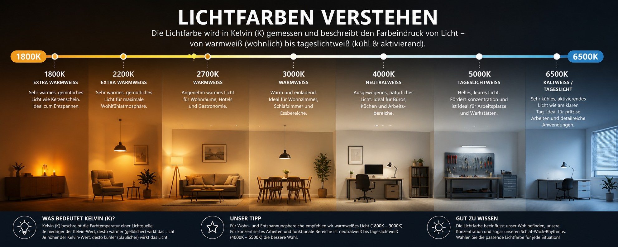 Lichtfarben verstehen