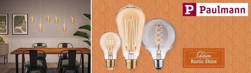 Paulmann LED Leuchtmittel Rustic Shine