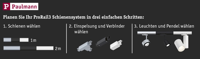 Paulmann ProRail3 Schienensystem