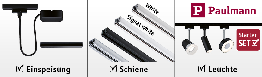 Paulmann URail Schienensystem Startersets