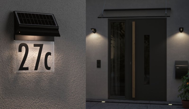 Paulmann Solar Hausnummernleuchten
