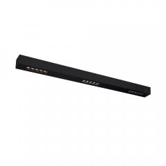 SLV Q-LINE� LED Indoor Deckenaufbauleuchte, 1m, BAP, schwarz, 3000K