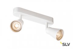 SLV Avo Double Wand- und Deckenaufbauleuchte QPAR51 wei�