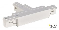 SLV T-Verbinder f�r Eutrac Hochvolt 3Phasen-Aufbauschiene Erde links wei�