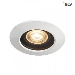 SLV Varu QPAR51 Outdoor Deckeneinbauleuchte GU10 wei� IP65
